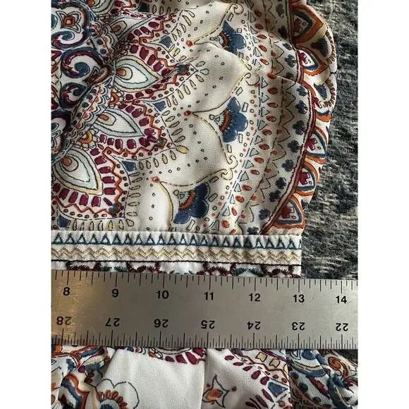 Heart Soul Dress M Boho Hippie Stretch Knit Artsy Halter Maxi Festival Sundress - Picture 8 of 8